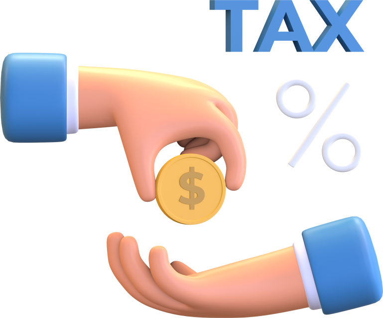 tax payment icon illustration